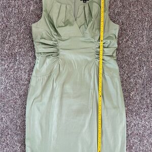 Adrianna Papell Elegant Green Shiny Mermaid Core Fairy Wedding Dress Size 16